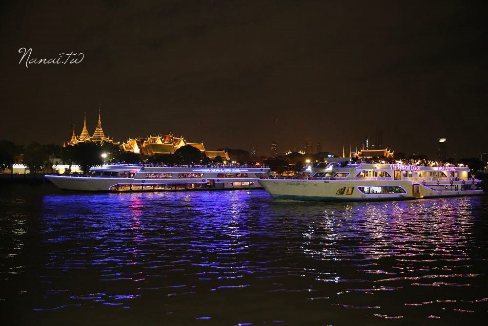 泰國曼谷景點》夜遊湄南河/昭披耶河。搭乘昭拍耶公主1號Chao Phraya Princess Cruise I 郵輪,吃自助餐賞夜景 - Nana愛旅行札記
