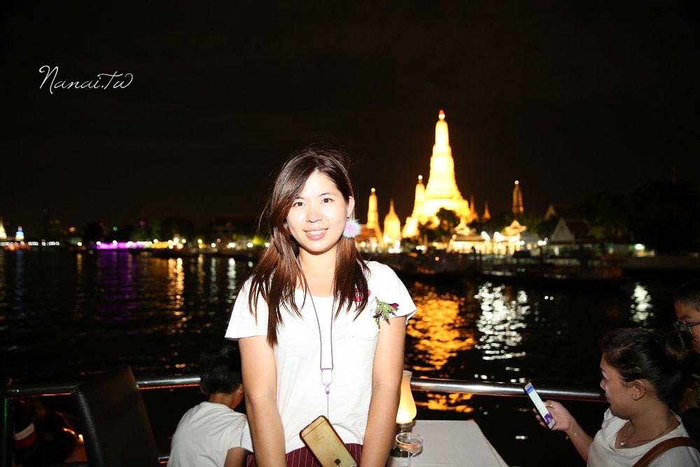 泰國曼谷景點》夜遊湄南河/昭披耶河。搭乘昭拍耶公主1號Chao Phraya Princess Cruise I 郵輪,吃自助餐賞夜景 - Nana愛旅行札記