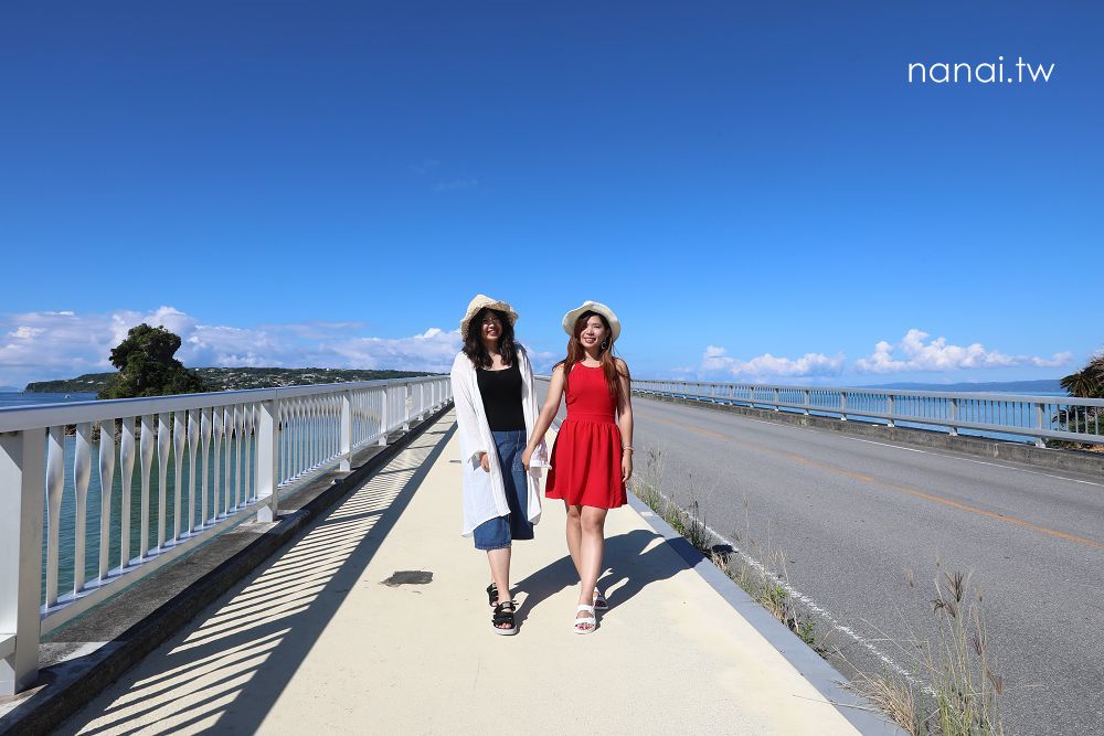 沖繩》古宇利大橋。海天一色湛藍美麗海景,沖繩最長2公里跨海大橋 - Nana愛旅行札記