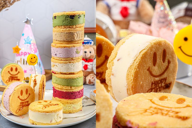 溪湖推薦66 Cheesecake。新品生日快樂限定版，北海道奶油三明治冰淇淋，多達30種口味