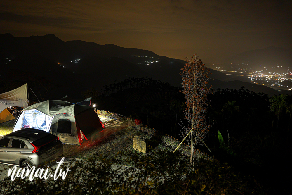 南投水里邊界Boundary露營區，一帳包區，五星級衛浴，夜景觀景視野 - Nana愛旅行札記
