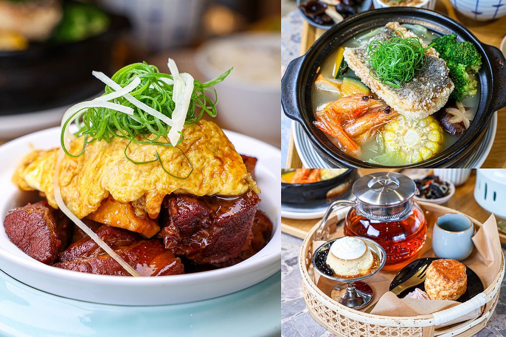 湯明茶樓台中店！台中人氣聚餐新地標，老宅文青茶樓，新式台菜料理
