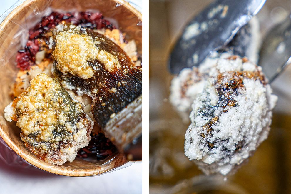 街口飯糰員林店！華成市場裡的美味飯糰，必點雙色肉蛋系列 - Nana愛旅行札記