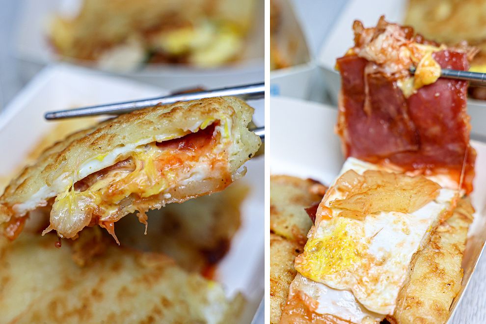 餅霸天下×粉漿脆皮蛋餅！彰師大附近現點現做脆皮粉漿蛋餅，必點霸味雙豬 - Nana愛旅行札記