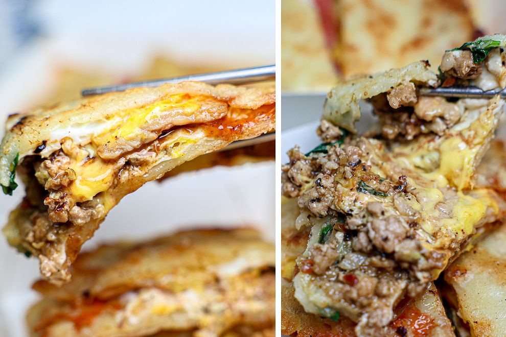 餅霸天下×粉漿脆皮蛋餅！彰師大附近現點現做脆皮粉漿蛋餅，必點霸味雙豬 - Nana愛旅行札記