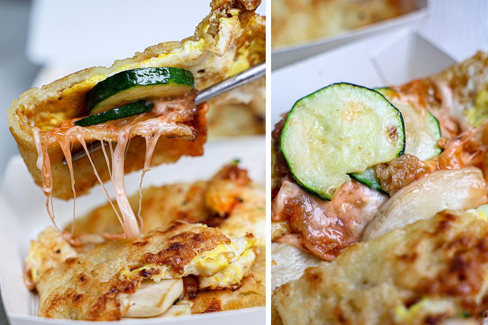 餅霸天下×粉漿脆皮蛋餅！彰師大附近現點現做脆皮粉漿蛋餅，必點霸味雙豬 - Nana愛旅行札記