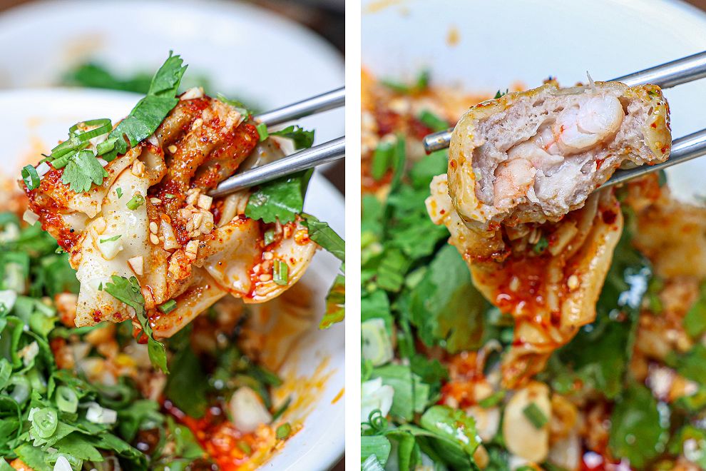 北斗卜蛋紅油抄手！必點招牌卜蛋麵，抄手大顆又飽滿，吃過都說讚！ - Nana愛旅行札記