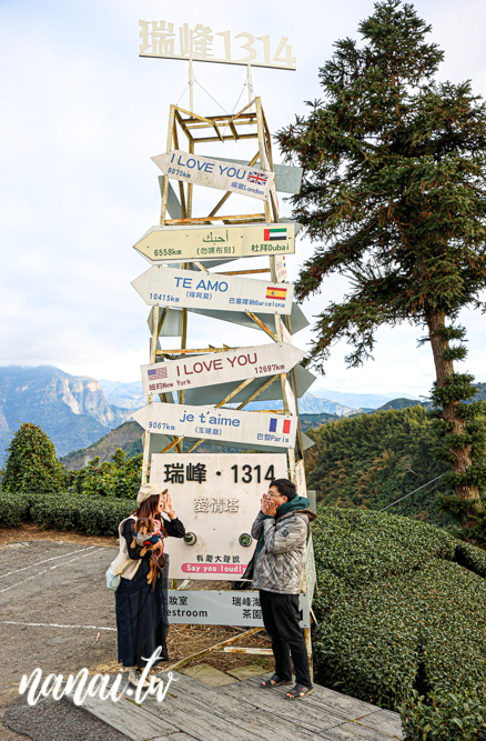 嘉義梅山瑞峰村海鼠山一三一四觀景台，360度茶園美景 - Nana愛旅行札記