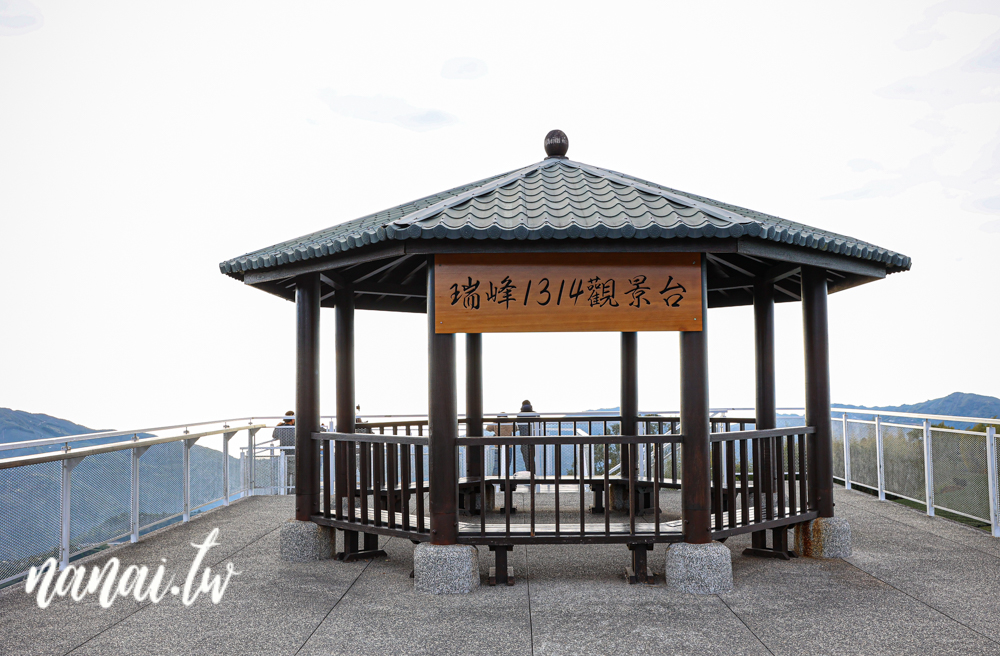 嘉義梅山瑞峰村海鼠山一三一四觀景台，360度茶園美景 - Nana愛旅行札記