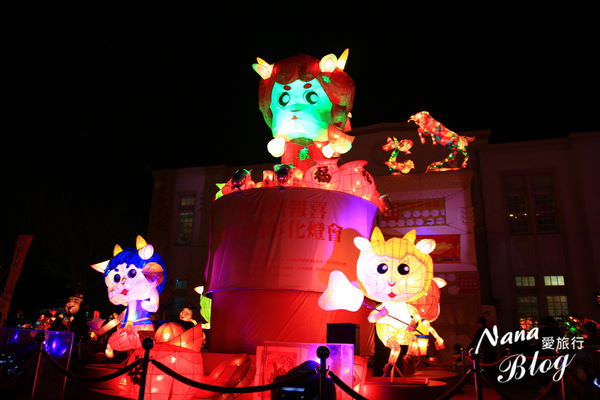 【彰化市旅遊景點】2015台灣彰化燈會❤不用人擠人的全國花燈競賽「羊羊齊報喜」主燈小型燈會